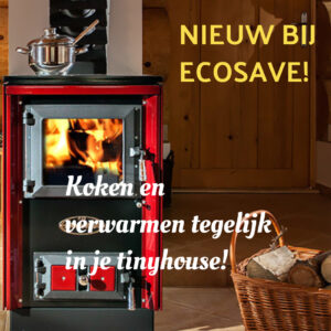 Kleurrijke houtkachel