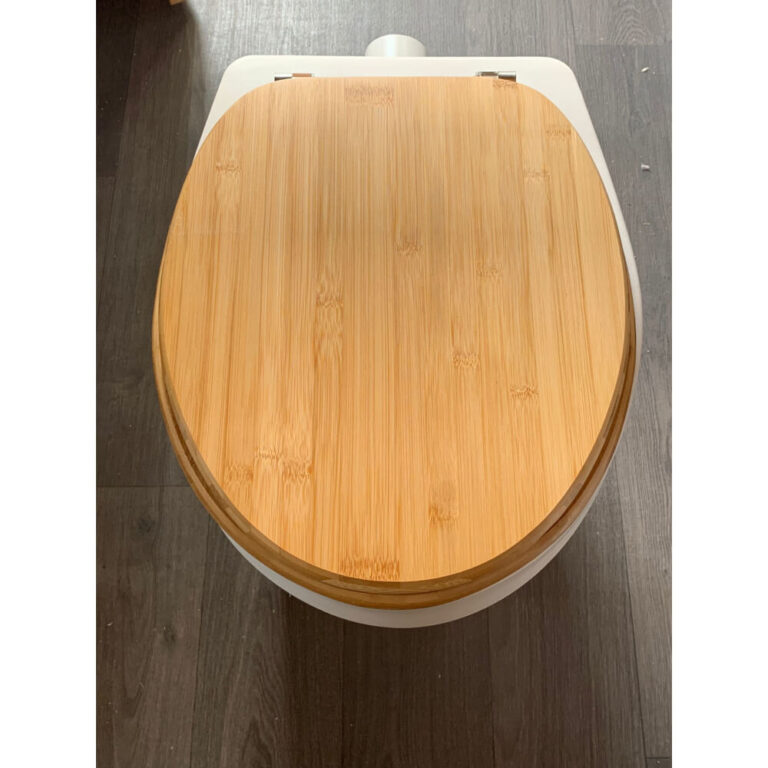 ECOSAVE Bamboe wc bril en deksel