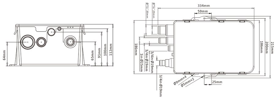 SeaFlo Douchebakje met pomp, 12V - Afbeelding 3